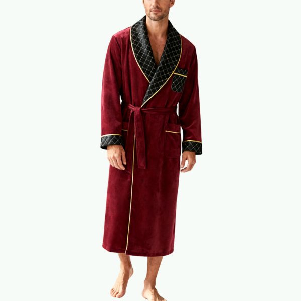 fashionable-elegant-mens-long-length-dressing-gown-comfortable-fit
