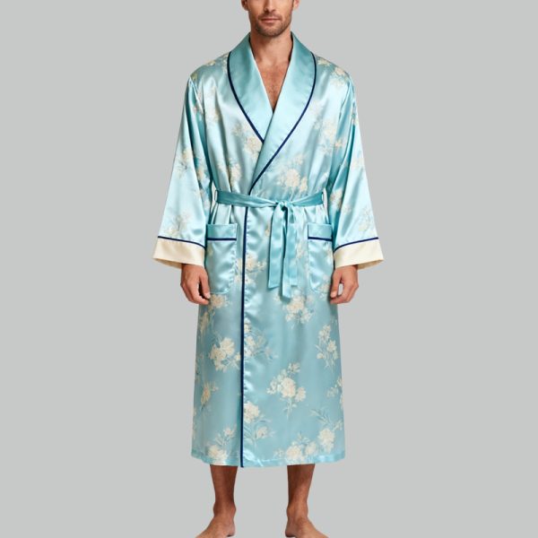 fashionable-elegant-mens-silk-dressing-gown-classic-style