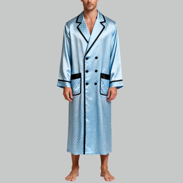stylish-soft-mens-silk-dressing-gown-casual-fashionable